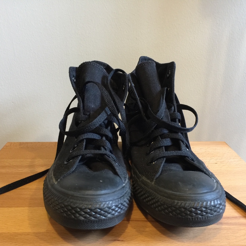 Converse Chuck Taylor Black on Black sole